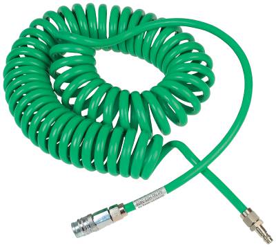 Compressed Air Supply Tube, Spiral Coiled Light Duty Sundström SR 360