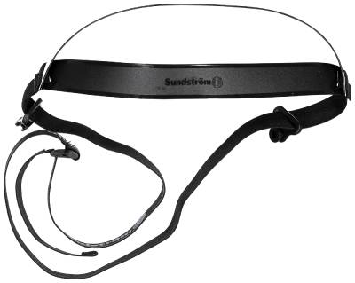 Head harness for half mask split