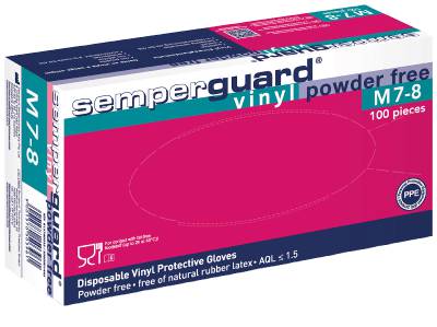 Semperit Semperguard Vinyl Powder free Disposable Gloves